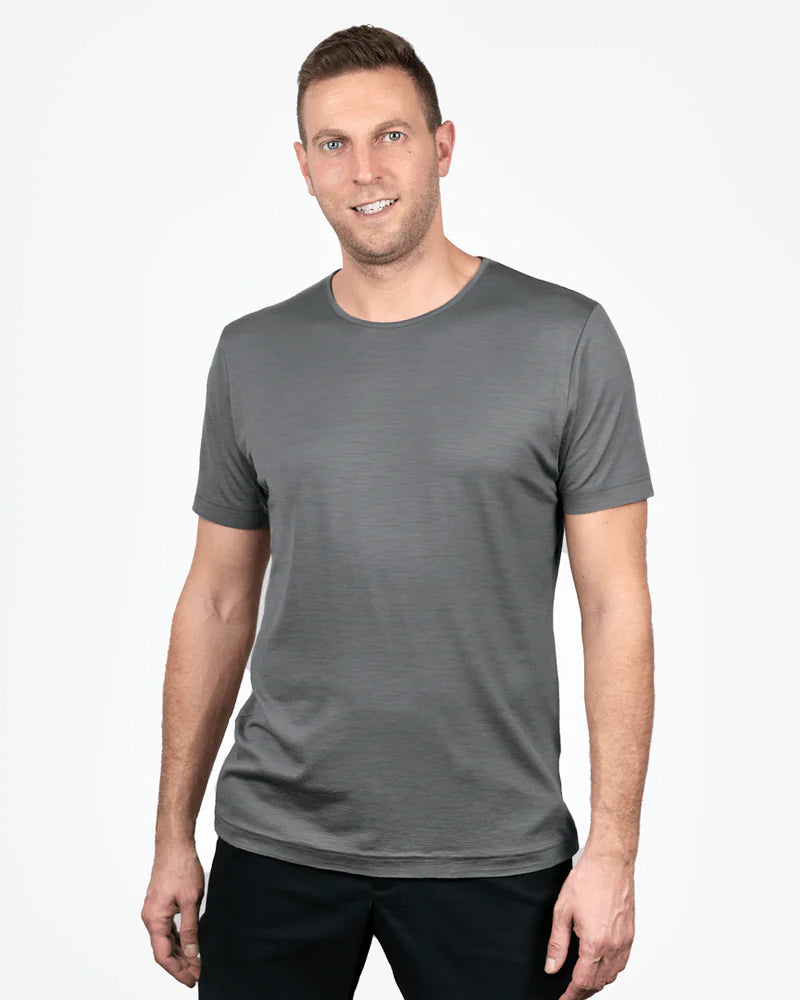 Merino T-Shirt PURE | Asphalt