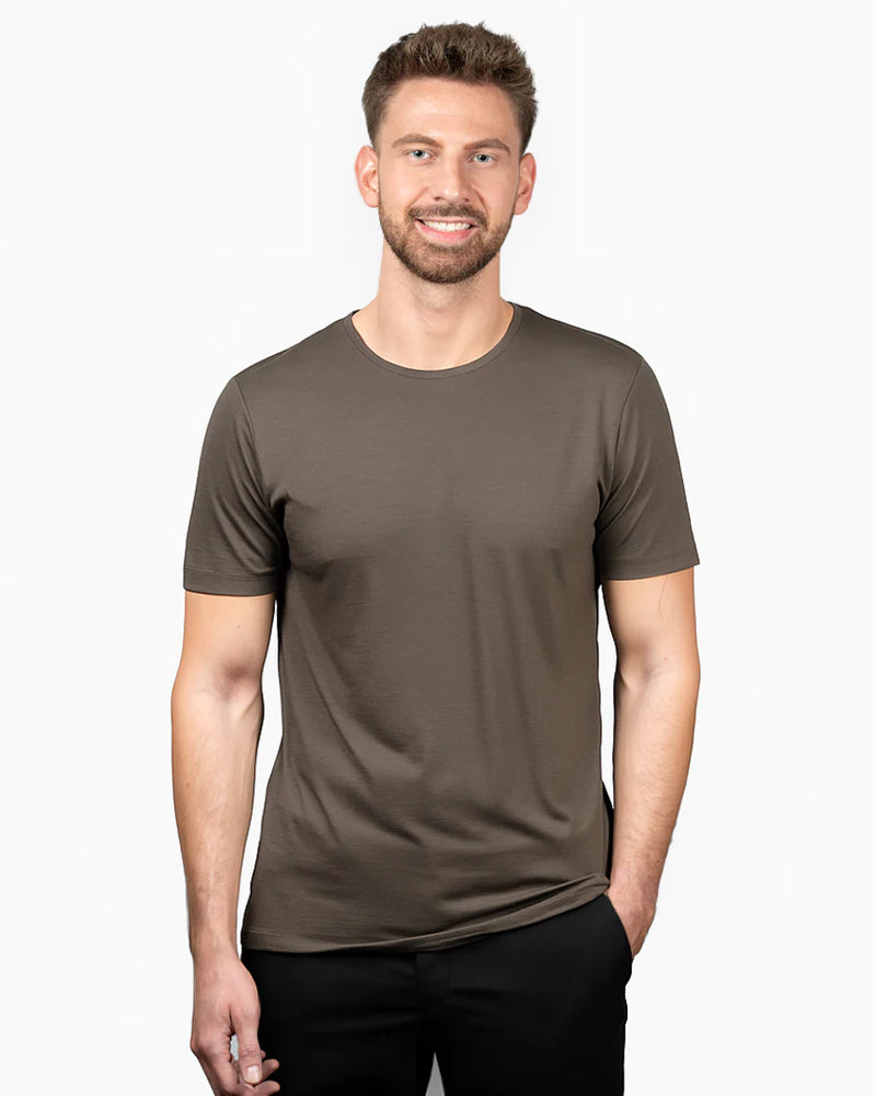 Merino T-Shirt PURE | Cappuccino