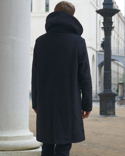 Merino Mantel NatureGlow | Graphit