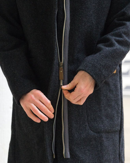 Merino Mantel NatureGlow | Graphit