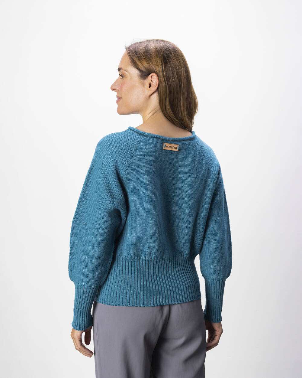 Pullover Fasan aus Lammwolle | Grünspan
