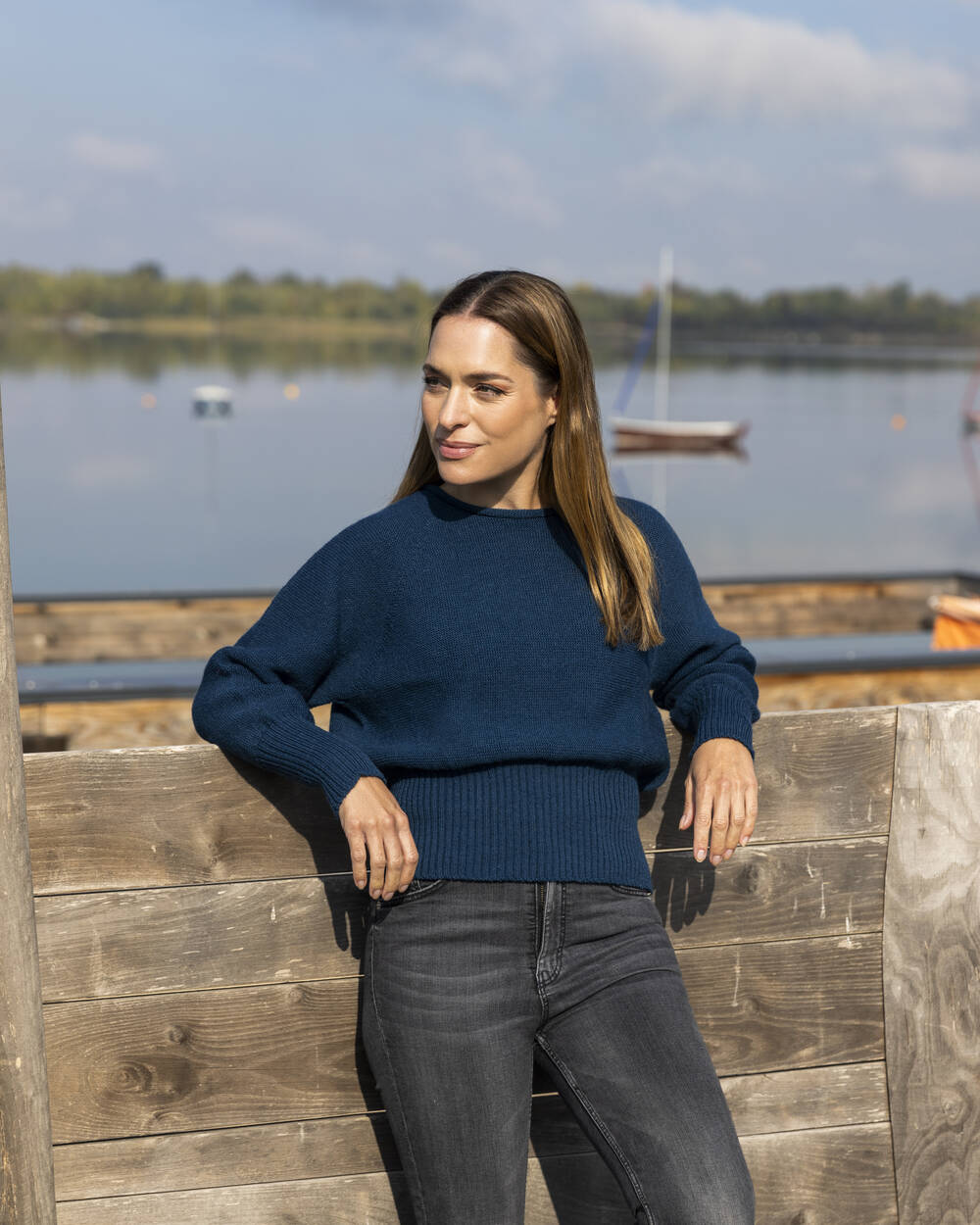 Pullover Fasan aus Lammwolle | Heideviolett