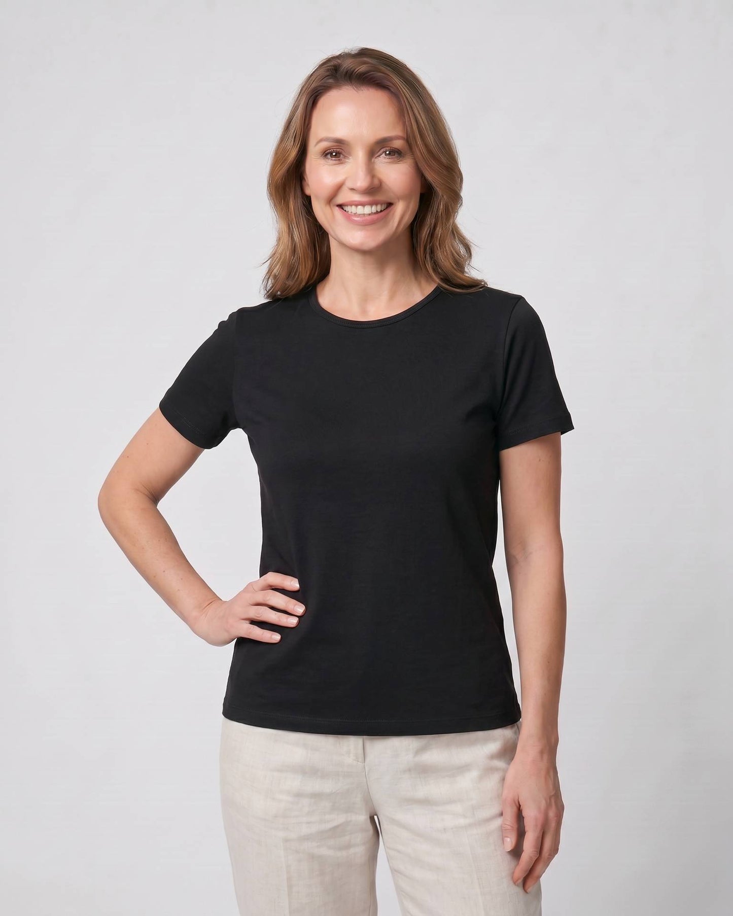 Merino T-Shirt PURE | Schwarz