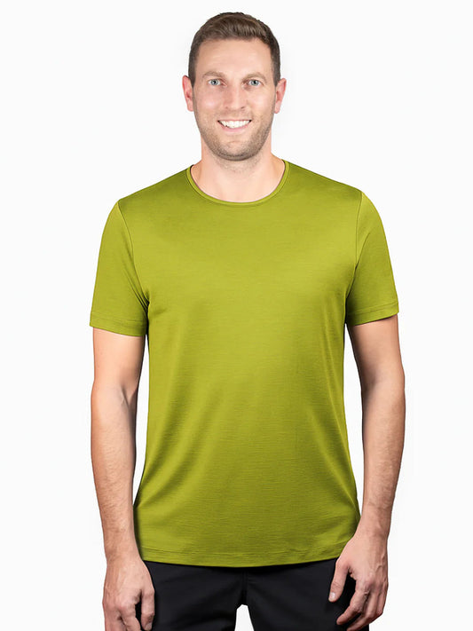 Merino T-Shirt PURE Männer - Limette