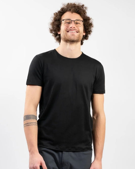 Merino T-Shirt PURE | Schwarz